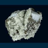 Anhydrite with Calcite and Chalcopyrite