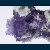 F4020 Fluorite with Quartz from W.L. Davis-Deardorff Mine, Cave-In-Rock Sub-District, Illinois - Kentucky Fluorspar District, Hardin Co., Illinois, USA