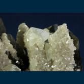 Q140 Quartz (var. Smoky) with Dolomite and Calcite from Cavnic, Maramures Co., Romania
