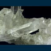 Q261 Quartz with casts from Collier Creek Mine, Mt Ida, Montgomery Co., Arkansas, USA