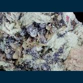 ST102 Lepidolite with Cleavlandite, Elbaite, and Quartz from Stewart Mine, Pala District, San Diego County, California, USA