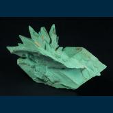 Calcite ( pseudo Glauberite ) man-made green coating