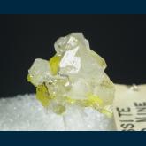 T-078 Cerussite with Wulfenite from Hull Mine (Rialto Mine), Castle Dome District, Yuma County, Arizona, USA