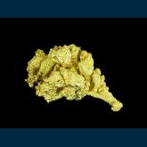 T-119 Gold from Dixie Mine, Lamartine District, Clear Creek Co., Colorado, USA