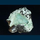 RG0309 Chrysocolla covered with Quartz from Ray Mine, Ray District, near Kearney, Dripping Springs Mts., Pinal County, Arizona, USA