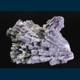Fluorite with Barite after Laumonite 