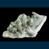 Quartz ( pseudo. Aragonite ) with Pyrite