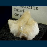 T-245 Thomsonite on Calcite from Bear Creek Quarry, Drain, Douglas Co., Oregon, USA