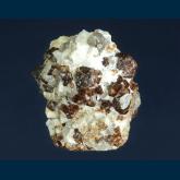 DM17-01 Grossular (var. Hessonite) in Quartz from Harts Range, Central Desert Region, Northern Territory, Australia