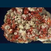 Vanadinite and Calcite