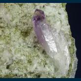 Quartz (Amethyst) with Epidote