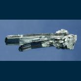 Stibnite with Calcite
