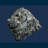 Magnetite with Quartz (var. Chalcedony) epimorph