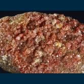 BG18-03 Vanadinite from North Geronimo Mine, Silver District, Trigo Mts., La Paz County, Arizona, USA