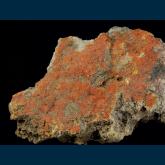 BG18-10 Mimetite from Red Cloud Mine, Silver District, Trigo Mts., La Paz County, Arizona, USA