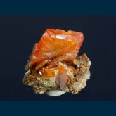 BG18-12 Wulfenite from Red Cloud Mine, Silver District, Trigo Mts., La Paz County, Arizona, USA