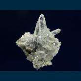 Q324 Quartz with Bismuthinite from Yaogangxian Mine, Yizhang Co., Chenzhou Prefecture, Hunan, China