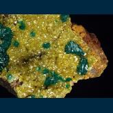 DDRC2 Mimetite with Dioptase from Mindouli District, Pool Dept., Republic of Congo