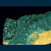 DDRC3 Dioptase with Mimetite from Mindouli District, Pool Dept., Republic of Congo