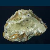 Azurite on Calcite