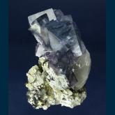 Fluorite with Quartz and Arsenopyrite