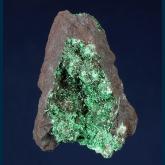 GR89 Malachite from Mavrolakkas, Kastro Valley, Limenaria, Thasos Island, Kavála Prefecture, Macedonia Department, Greece