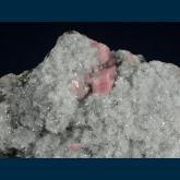 PE104 Rhodochrosite with Quartz from Sunnyside Mine, Silverton-Eureka District, Eureka Gulch, San Juan County, Colorado, USA
