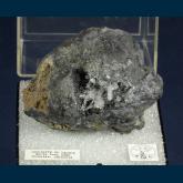 RG0917 Cerussite on Galena from Monteponi Mine, Iglesiente District, Iglesias, Cagliari Province, Sardinia, Italy