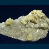 RG1256 Woodhouseite on Quartz from Champion Mine, White Mts., Mono County, California, USA