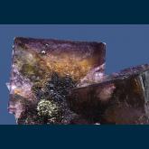 Fluorite with Sphalerite, Chalcopyrite