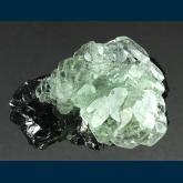 F275 Fluorite on Sphalerite from Naica Mine, Naica District, Municipio de Saucillo, Chihuahua, Mexico