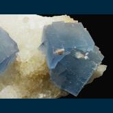 F323 Fluorite on Quartz from Blanchard Mine, Hansonburg District, Bingham, Socorro County, New Mexico, USA