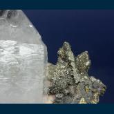 Q348 Quartz with Siderite and Pyrite from Panasqueira Mines, Castelo Branco District, Panasqueira, Covilha, Portugal