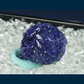 TN132 Azurite from Morenci Mine,  Morenci, Clifton-Morenci District, Shannon Mts, Greenlee Co., Arizona, USA