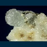 Q338 Fluorite on Quartz from Mex-Tex Mine, Hansonburg District, Bingham, Socorro County, New Mexico, USA