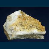 CMS079 Scrutinyite on Quartz from Blanchard Mine, Hansonburg District, Bingham, Socorro County, New Mexico, USA