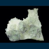 F115 Fluorite on Quartz from Homestake-Jack Pot Mine, Oatman District, Mohave County, Arizona, USA