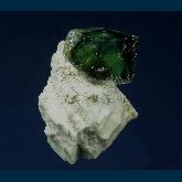 F172 Fluorite on Orthoclase from Erongo Mountain, Usakos and Omaruru Districts, Erongo Region, Namibia