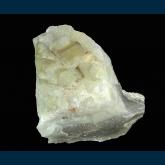 Fluorite on Quartz with Chalcedony