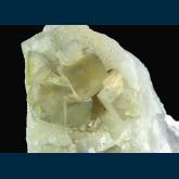 F404-1 Fluorite on Quartz with Chalcedony from El Portezuelo, Sierra de Ascasti, Catamarca Province, Argentina