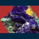 AGB-616 Azurite and Malachite from Czar Mine, Queen Hill, Bisbee, Warren District, Cochise Co., Arizona, USA