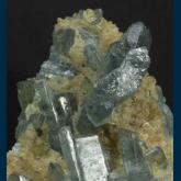 PE1420 Barite on Calcite from Stoneham, Weld Co., Colorado, USA