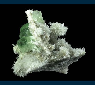 DC15-03 Fluorite on Quartz from Youxi Co., Sanming Prefecture, Fujian Province, China