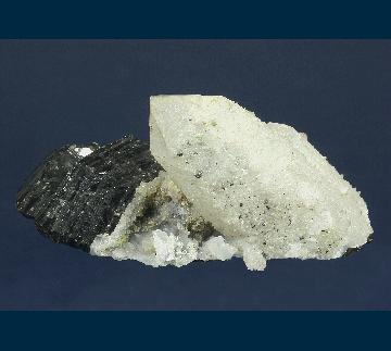 RG0108a Sphalerite on Quartz from Casapalca Mine, Huarochiri Province, Departamento de Lima, Peru