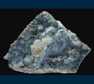 F129 Fluorite with Galena from Royal Flush Mine, Garden Spring Canyon, Bingham, Hansonburg District, Socorro Co., New Mexico, USA