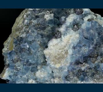 F129 Fluorite with Galena from Royal Flush Mine, Garden Spring Canyon, Bingham, Hansonburg District, Socorro Co., New Mexico, USA