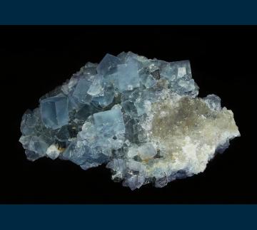 F129-1 Fluorite with Galena from Royal Flush Mine, Garden Spring Canyon, Bingham, Hansonburg District, Socorro Co., New Mexico, USA