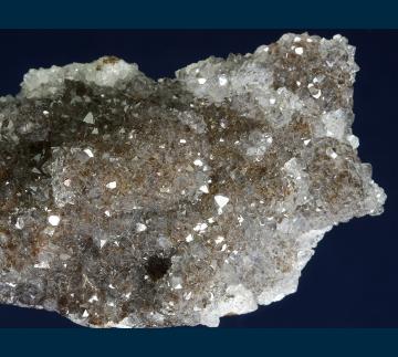 Q064 Quartz with Byssolite inclusions from Val Cristallina, Val de Cavrein, Russein Valley, Vorderrhein Valley, Grisons Canton, Switzerland
