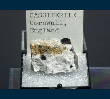 T-075 Cassiterite  from Cornwall, England, UK