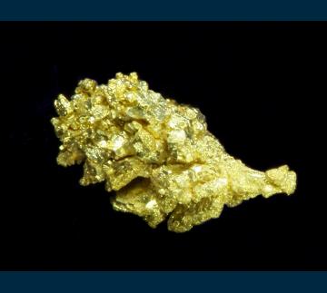 T-119 Gold from Dixie Mine, Lamartine District, Clear Creek Co., Colorado, USA